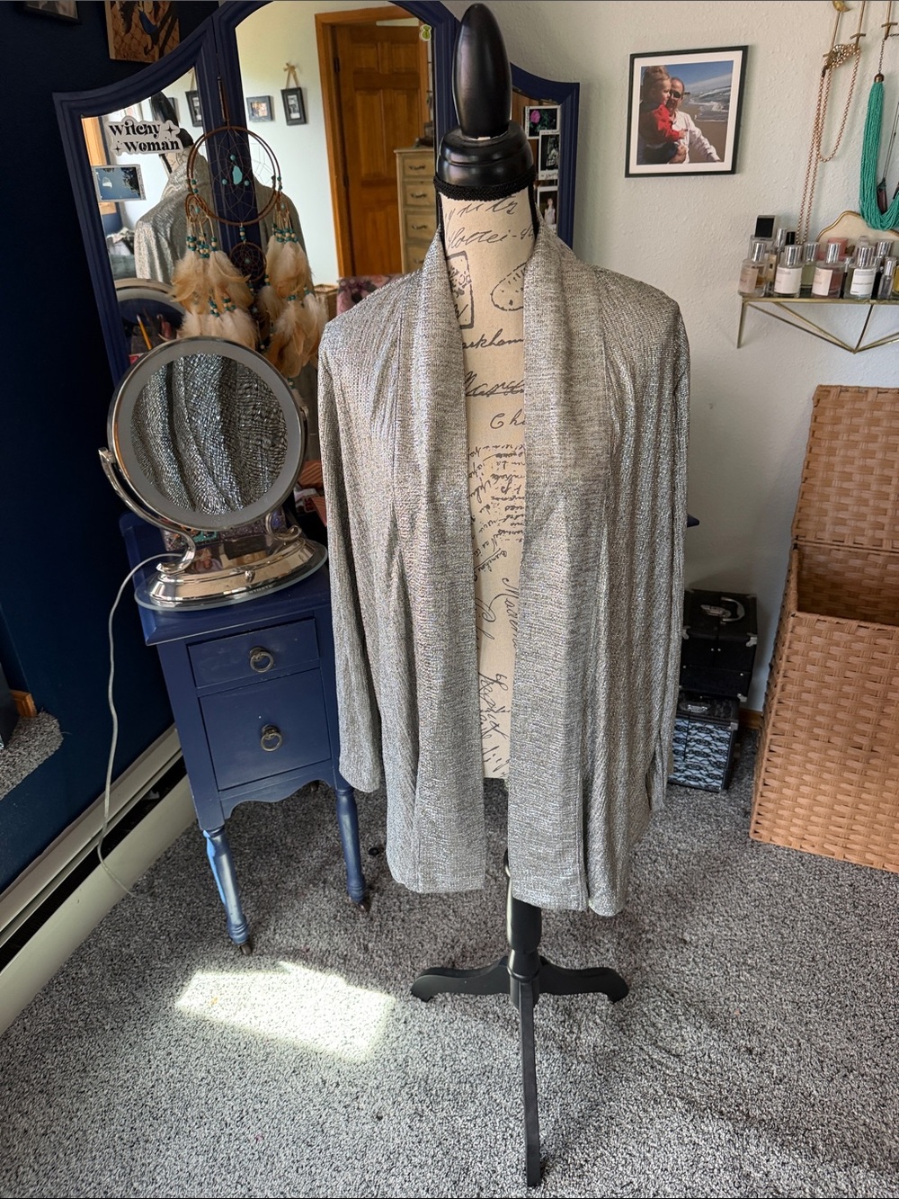 Torrid Silver Cardigan